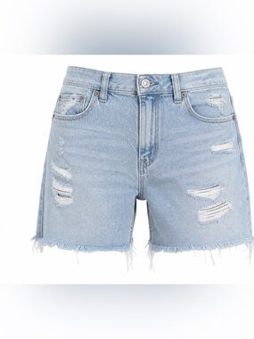 American Eagle Distressed High Rise Cutoff Denim Shorts